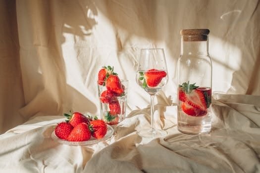 pexels-photo-7184353-7184353 Red Strawberries in Clear Glass Jar